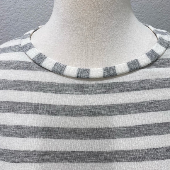 Agnes & Dora Striped Tie Sleeve Top L EUC - Picture 5 of 9